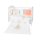 KikkaBoo posteljina sa ogradicom 6 pcs 60/120 Rabbits in Love ( KKB61076 )