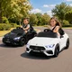 Costway Električni avto Mercedes-AMG 12V 2.4G z daljinskim upravljalnikom bel