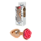 Jewellery Red Gold PLUG ROSE- Pink