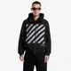 Jakna L/AB c/o Off-White™ Reflective Diag Windbreaker Jacket Black XL