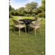 Modena Baštenski set Sand Bež - Sto 70x70 + 4 stolice