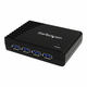 StarTech.com 4-Port USB 3.0 SuperSpeed Hub with Power Adapter - Portable Multiport USB-A Dock IT Pro - USB Port Expansion Hub for PC/Mac (ST4300USB3) - hub - 4 ports
