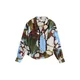 Next Bluza ecru/svetlo modra/oliva/bordo