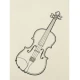 DP TORBA Z VIOLINO KREM/ČRNA VIOLINA