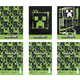 Bilježnica Panini Minecraft - Green, A4, 40 listova, široki redovi, asortiman