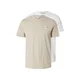 Calvin Klein Jeans Majica  temno siva / bela