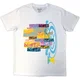 Blink-182 Multi Stacked Logo White L Majica