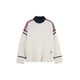 TOMMY HILFIGER Pulover svetlo bež/mornarska/temno rdeča