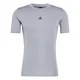 ADIDAS PERFORMANCE Funkcionalna majica Compression siva