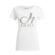 Deha GRAPHIC STRETCH T-SHIRT, ženska majica, bela A00141