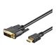 Kabl Stars Solutions HDMI na DVI 24+1 M/M crni 1.8m