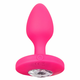 Cal Exotics – Cheeky Gems Vibrating Butt Plug M - Roza