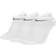 Nike Everyday Lightweight No-Show trening nogavice, 3 Pair, bela