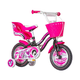 VISITOR Dečiji bicikl Little Heart HEA120 12” Crno-Rozi