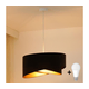 Brilagi - LED luster na sajli LYRA 1xE27/15W/230V tamno braon/zlatan