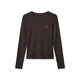 VERO MODA Majica VMCHLOE čokolada/rdeča