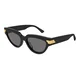 Bottega Veneta BV1035S 001 ONE SIZE (55) Črna/Siva