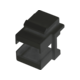 Keystone montažni adapter za SC simplex/LC duplex adapter, črn ALANTEC