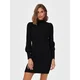 ONLY Pletena obleka Katia 15232502 Črna Comfort Fit