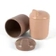 Dantoy tiny Bio skodelice s pokrovom Nude/Mocca 2ks 0m+