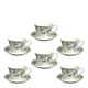 Sigma Set šoljica za kafu JH-CS-DHK6-VIO, 220ml, 6 komada