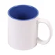 Vrč za tiskanje - 330 ml, bel, svetlo modra notranjost