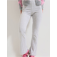 Sinsay - Rebraste flare pantalone - svetlo siva