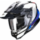 Scorpion ADF-9000 AIR TRAIL Black/Blue/White M Kaciga