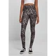 Womens soft leggings AOP blackleo