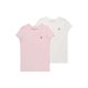 Calvin Klein Jeans Majica, pastelno roza / bijela / crna