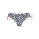 BUFFALO Bikini hlačke  črna / bela