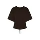Bershka Majica temno rjava