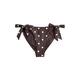 Next Bikini hlačke temno rjava/bela