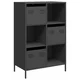Vidaxl Visoka omara črna 68x39x103,5 cm jeklo