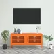 TV omarica oranžna 105x35x50 cm jeklo