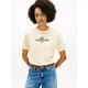 Tommy Hilfiger Majica Crest WW0WW48713 Kremna Relaxed Fit