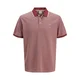 JACK & JONES Majica JPRBLualves temno rdeča/bela