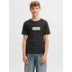 Jack & Jones Junior Majica JORNORREBRO kremna / črna