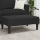 shumee vidaXL Tabure za noge črne barve 77x55x31 cm žamet
