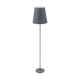 Zuma Line A4003 - Podna lampa RIVA 1xE27/40W/230V siva