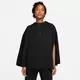 Nike W NSW TCH FLC ESSNTL PONCHO, ženska jakna, crna DV5250