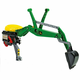 Zadnji utovarivač za bager John Deere zeleni 409358