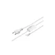 WENTRONIC N2K-WH/VDE Strujni kabl sa prekidačem, 1.5m, Beli