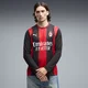 PUMA AC Milan 26/27 Long Sleeve Home Jersey Men, Clothing, Black/Red, 3XL