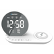 FM PLL clock radio/ALARM/USB/CR85WH Charge/Wireless charging/Indoor/outdoor temperature/white/CR85WH CHARGE
