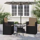 vidaXL vidaXL Blazine za sedež in hrbet 2 pcs Taupe 47 x 45 x 2 cm Poliester, (5000232269)