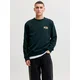 JACK & JONES Majica JJAERO siva / jelka / črna / bela