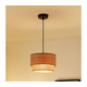 Brilagi - Luster na lanku MONTANA BOHO 1xE27/15W/230V O 25 cm braon/crna