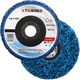Brusni disk iz netkanega materiala (kodrasto vlakno) 125x22 mm, INOX/METAL, modra barva, TA1128