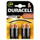 DURACELL alkalna svinčna baterija Basic (AA), 4 kosi